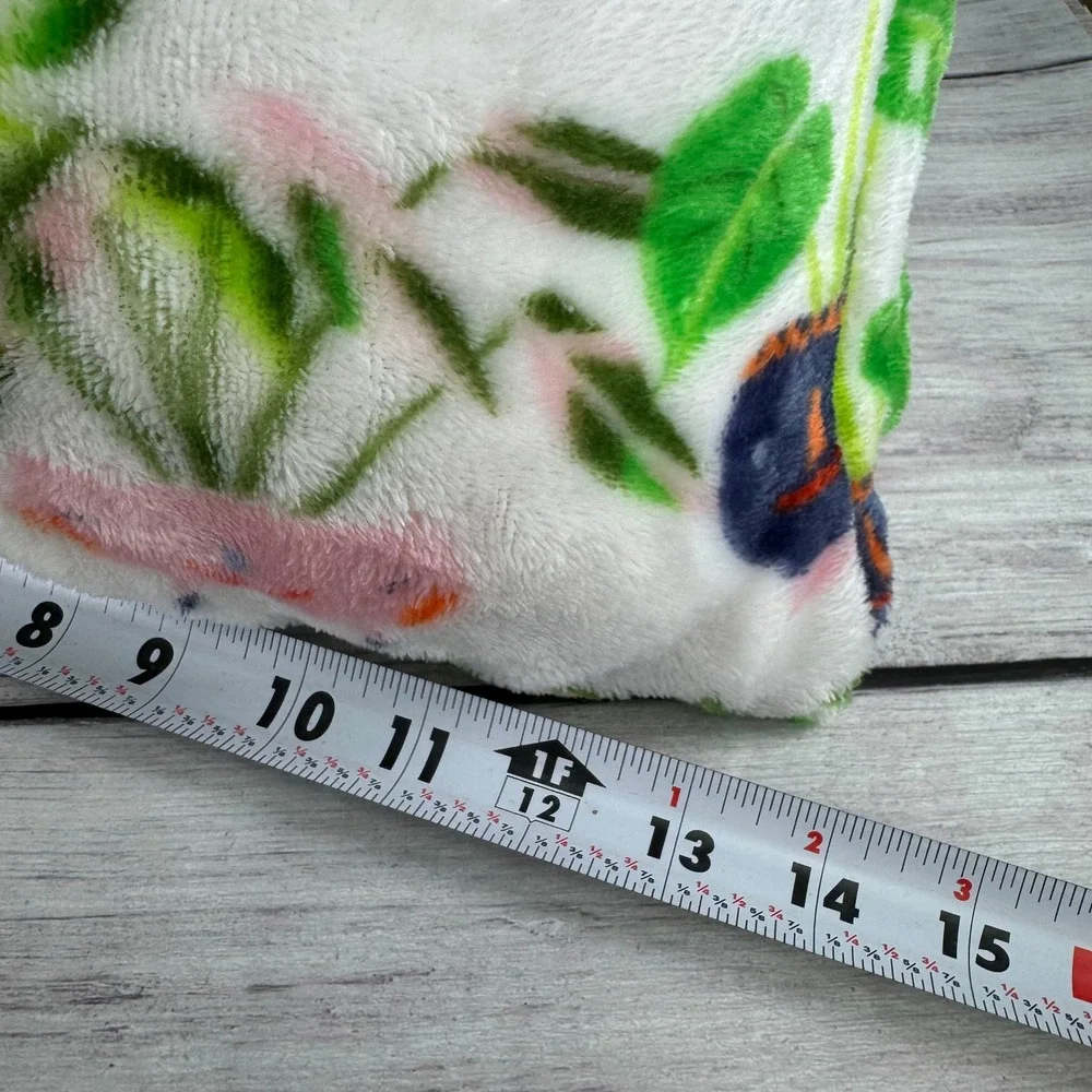 Set of 2 Plant Lover Plush Throw Pillows 14x14 Whimsical Potted Plants Print